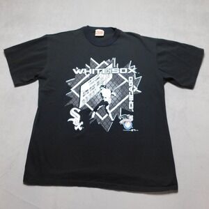 Vintage‎ 1993 Chicago White Sox Team Rated T-Shirt Mens Large Black MLB Graphic